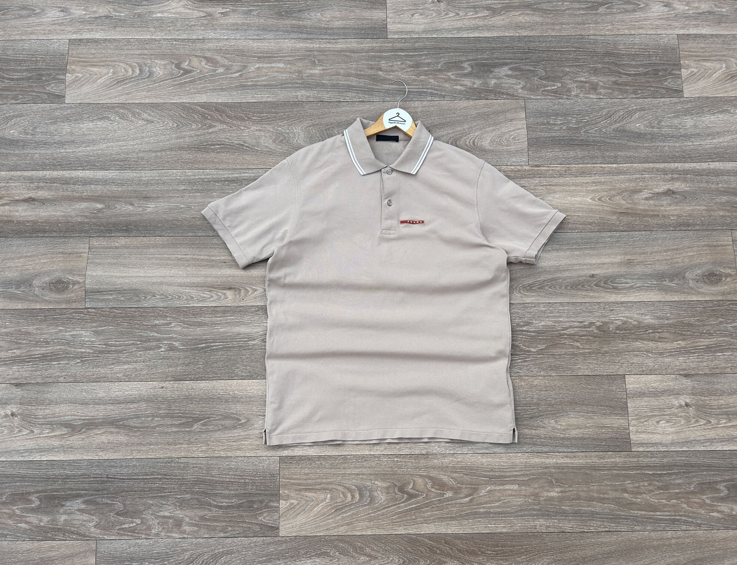 Prada logo collar tshirt