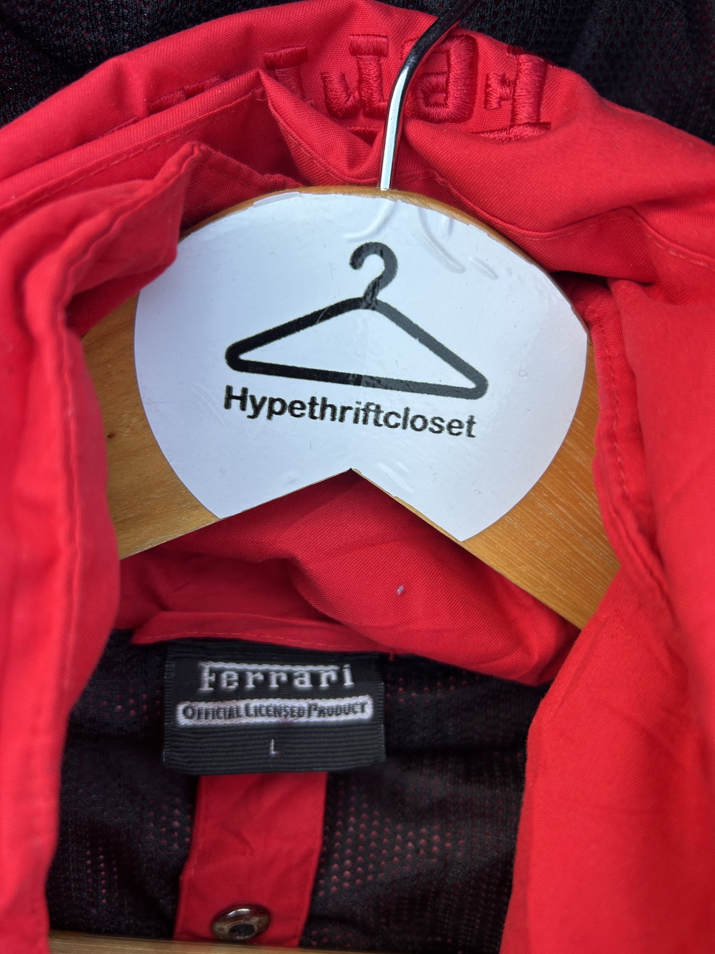 Vintage Ferrari logo jacket