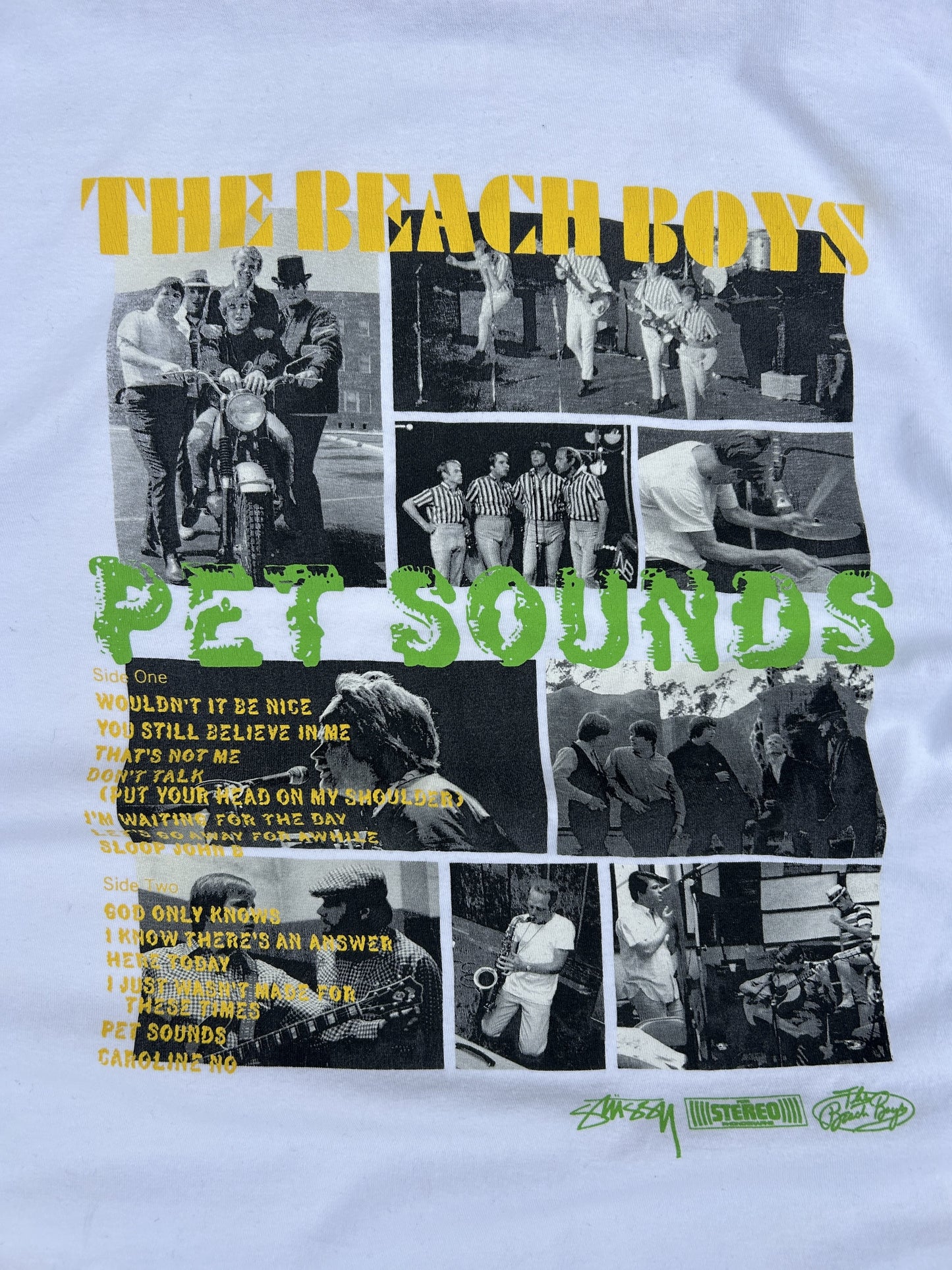 Stussy "The beach boys" logo tshirt