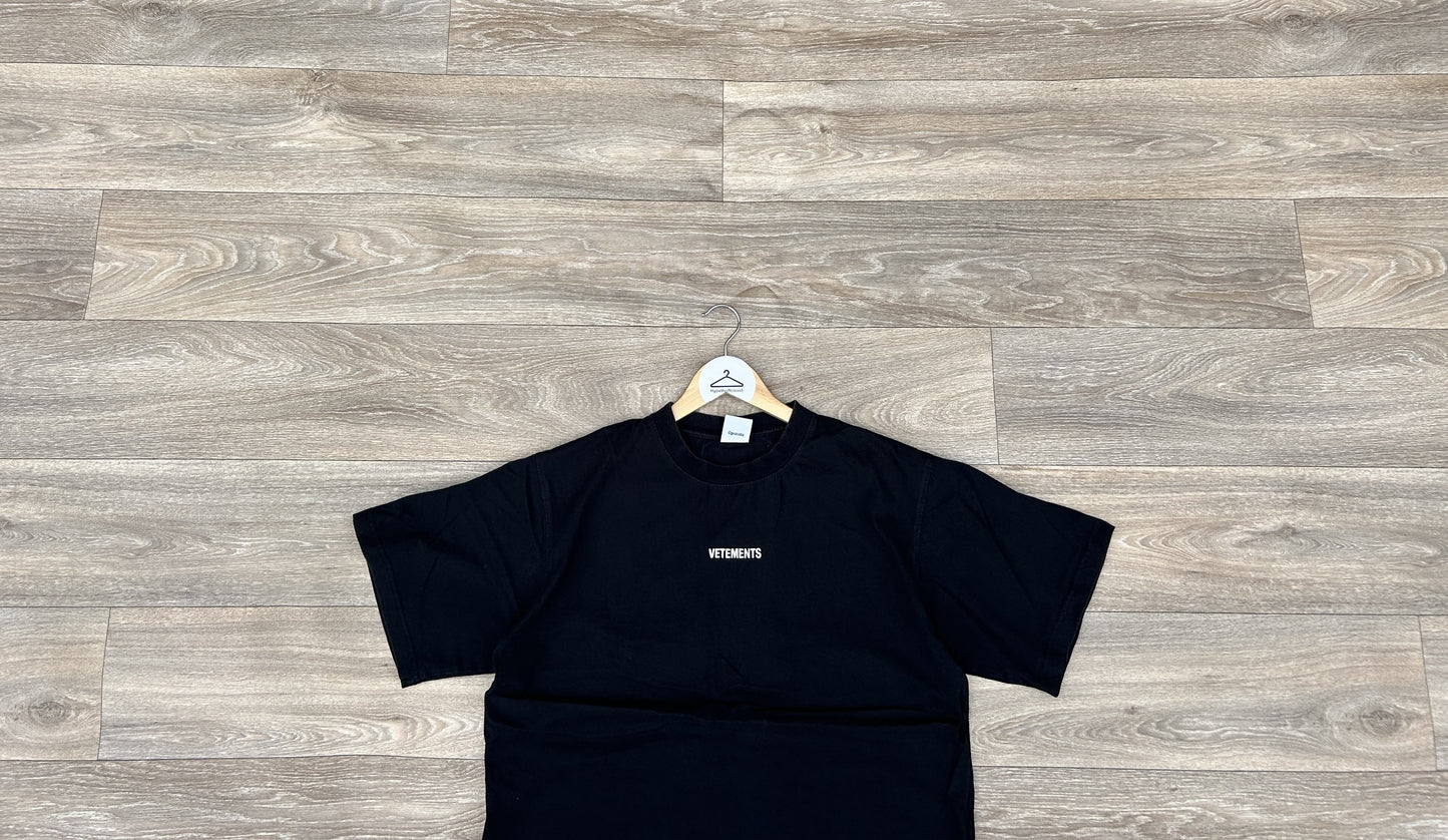 Vetements logo print tshirt
