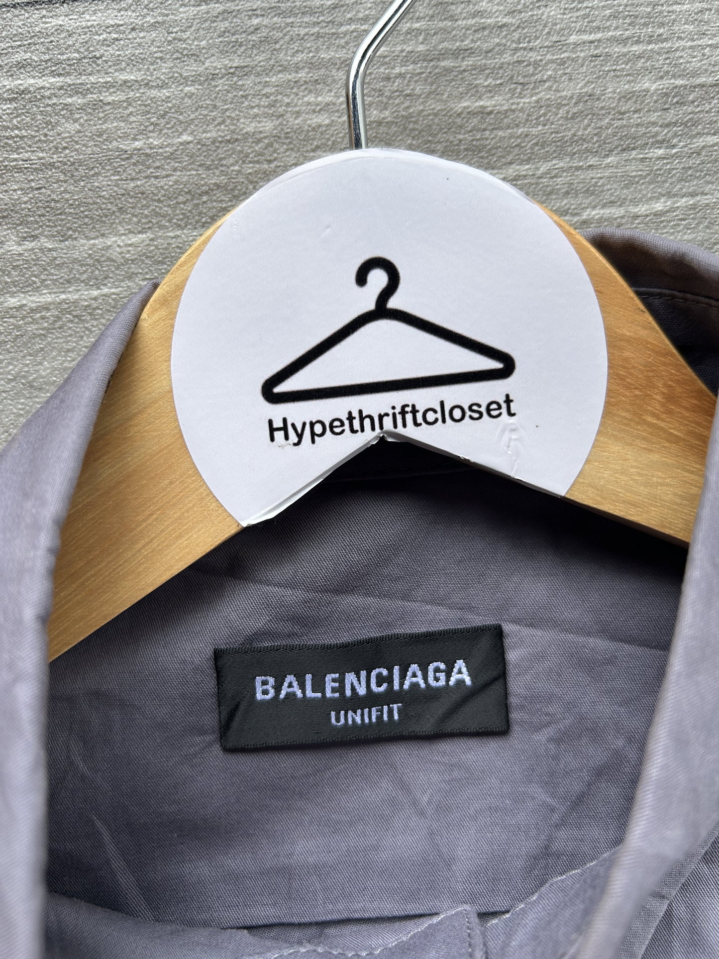 Balenciaga Logo print button up shirt