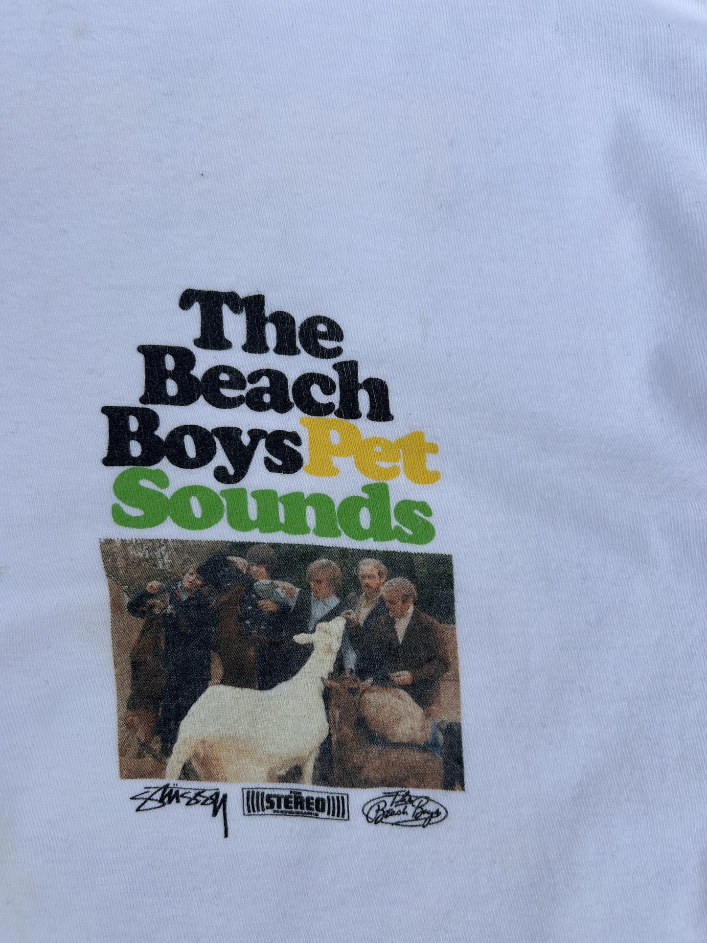 Stussy "The beach boys" logo tshirt