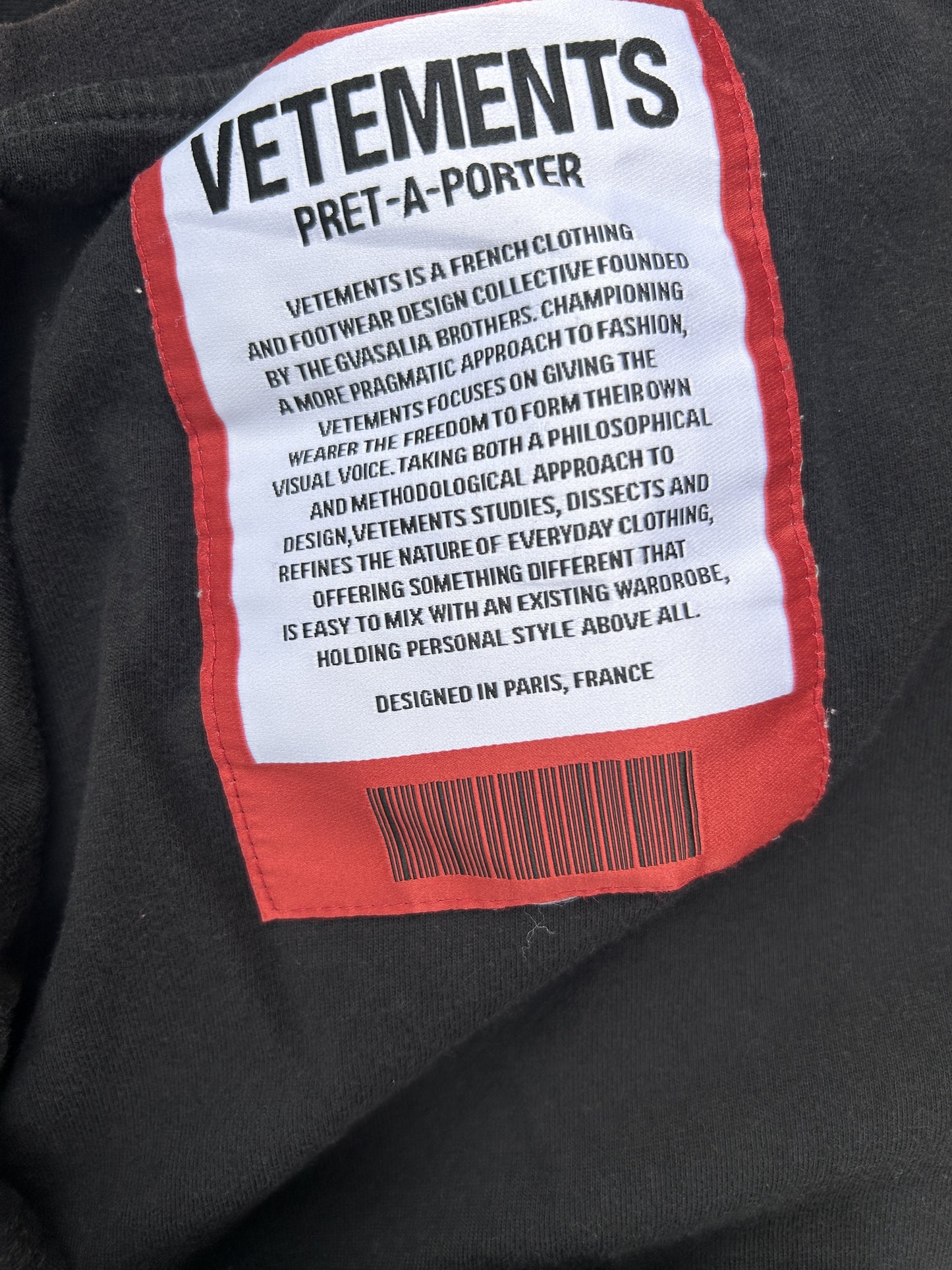 Vetements logo print tshirt