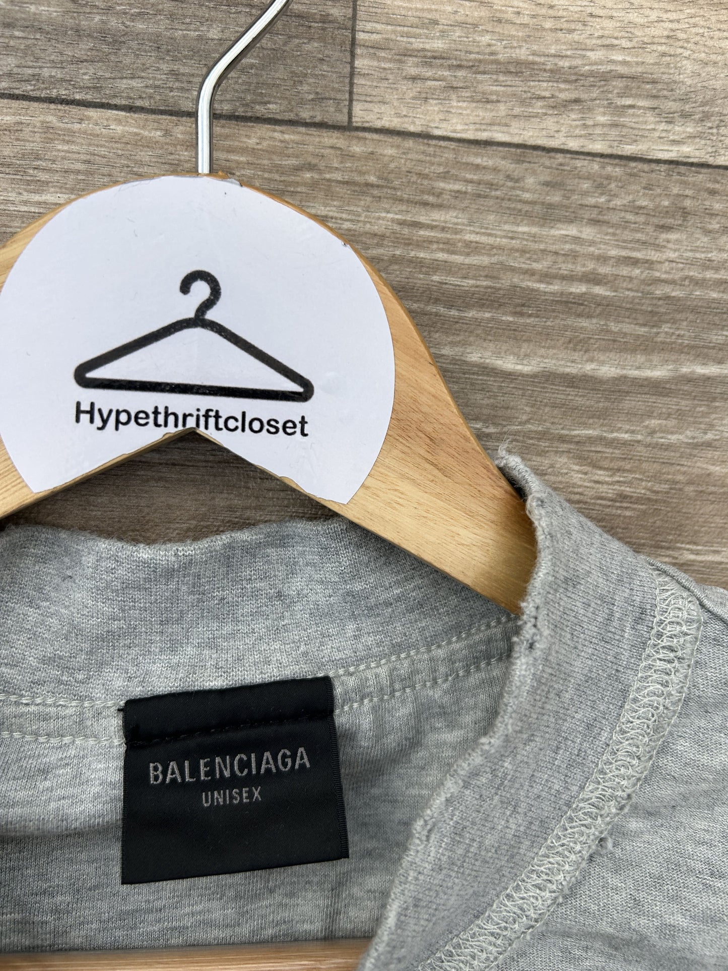 Balenciaga AI generated inside out logo print tshirt
