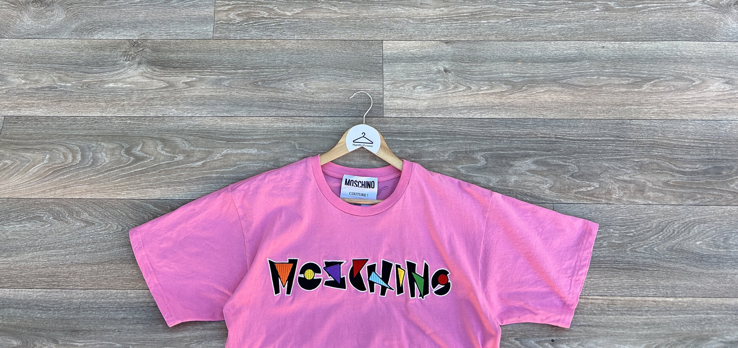 Moschino embroidered logo tshirt