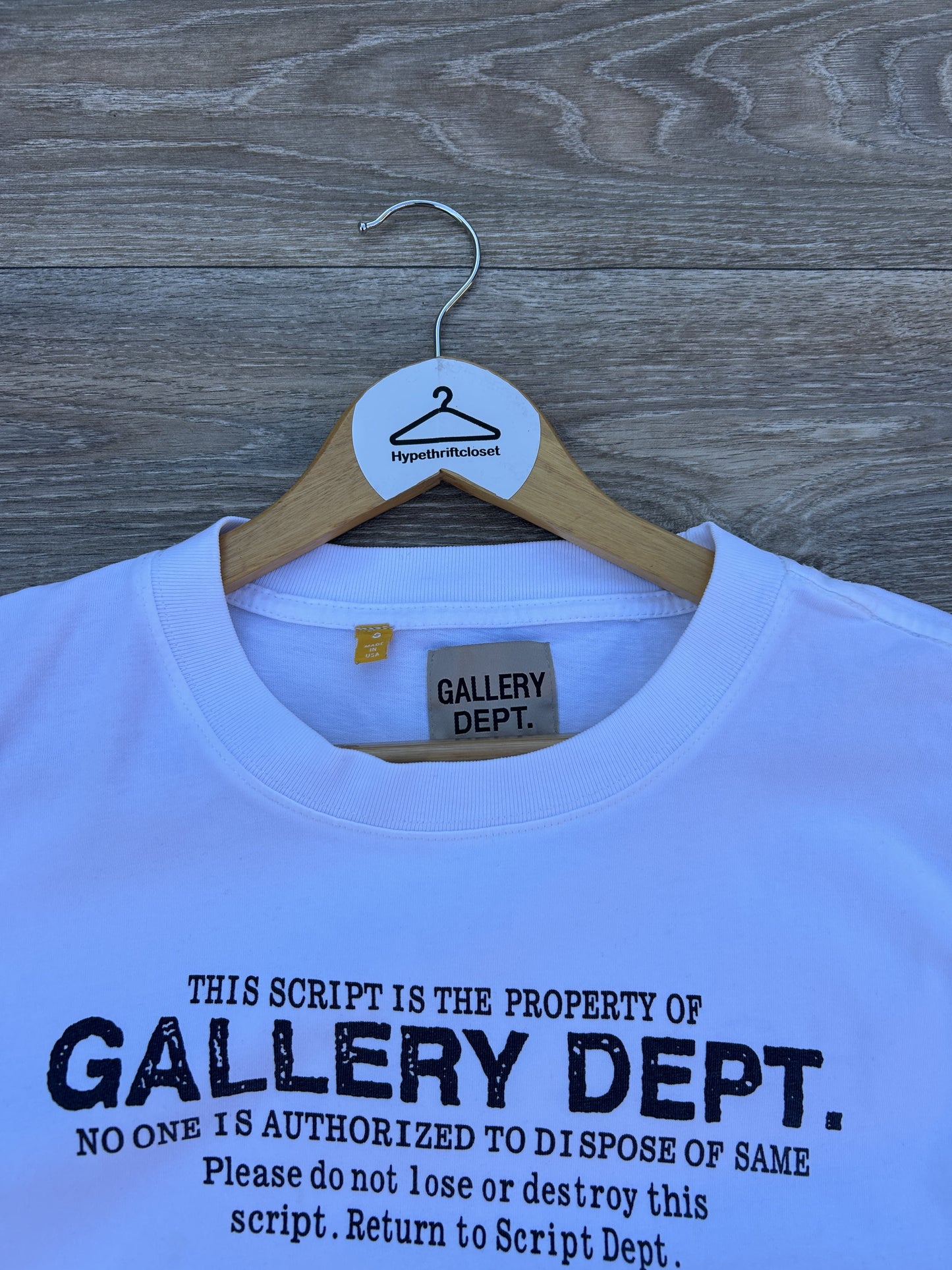 Gallery Dept file copy logo tshirt