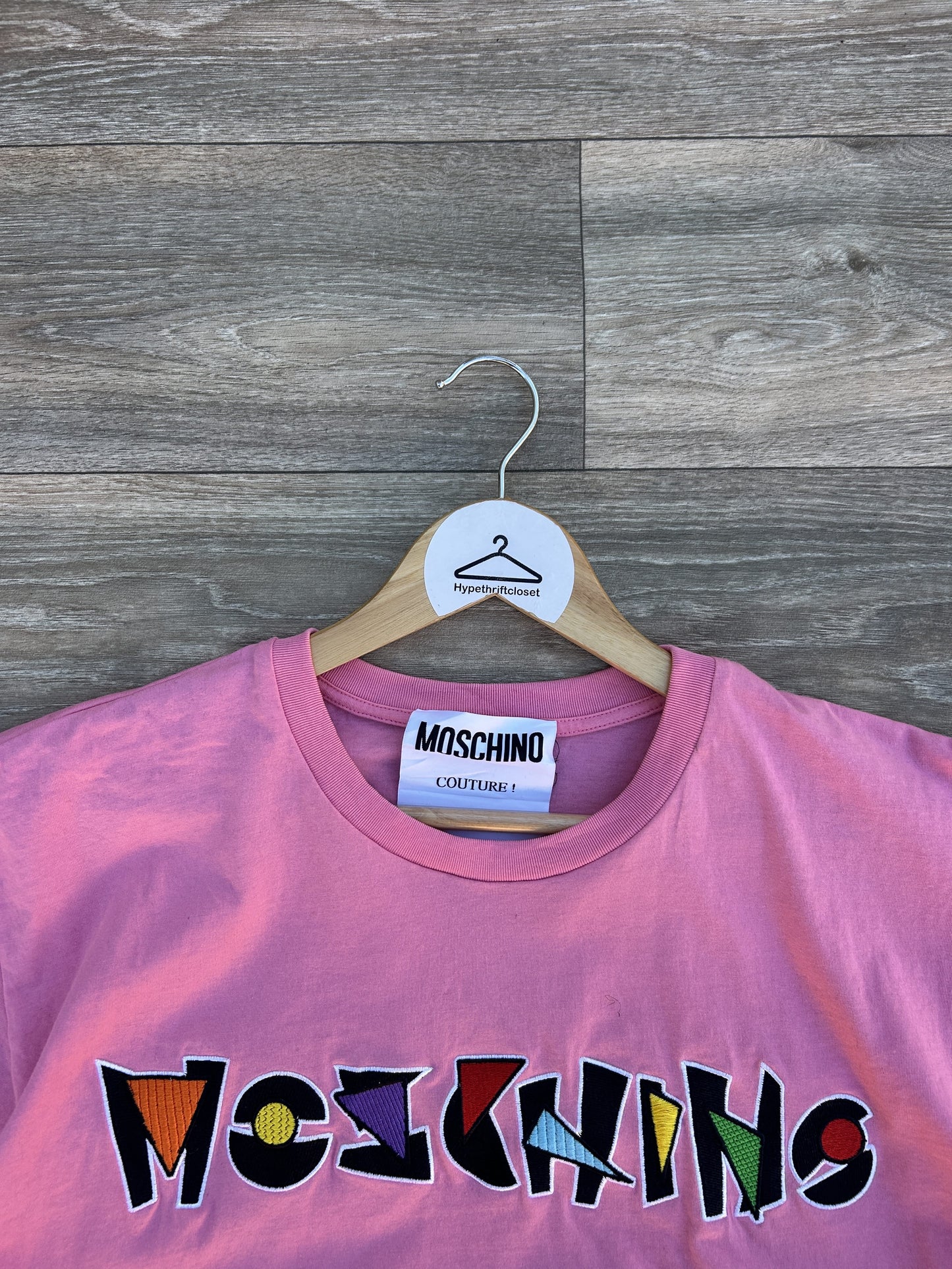Moschino embroidered logo tshirt