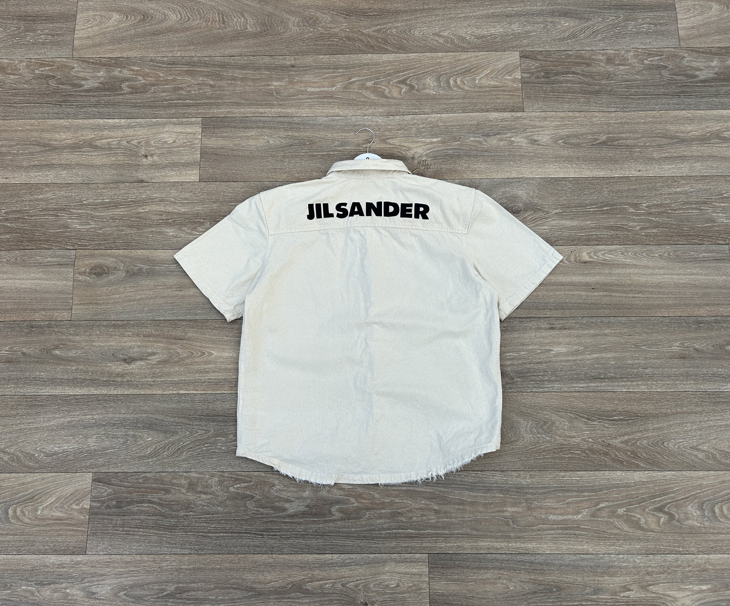 Jil Sander button up logo shirt