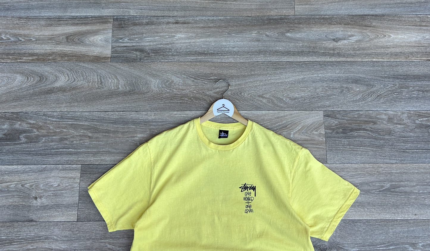 Stussy logo print tshirt