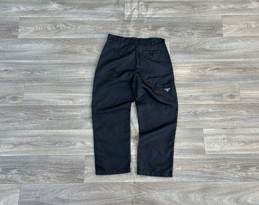 Prada logo nylon pants