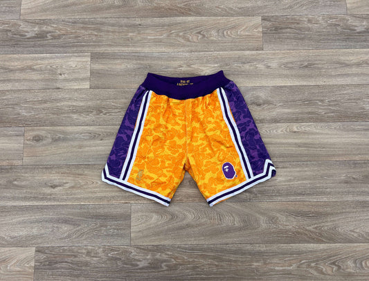 Bape x Mitchell & Ness basketball shorts