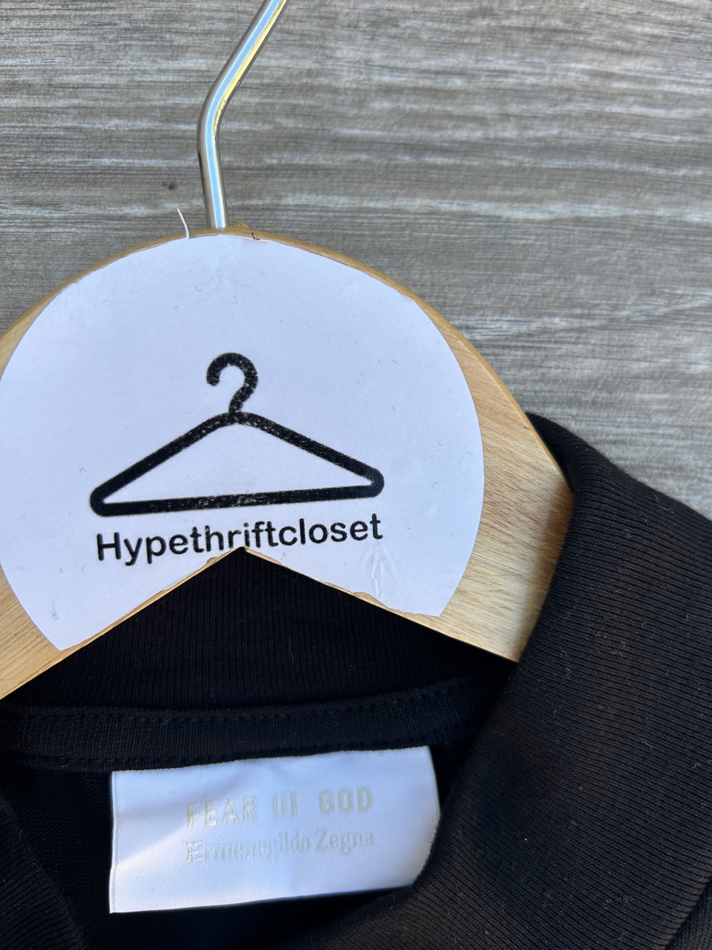 FOG x Zegna logo tshirt