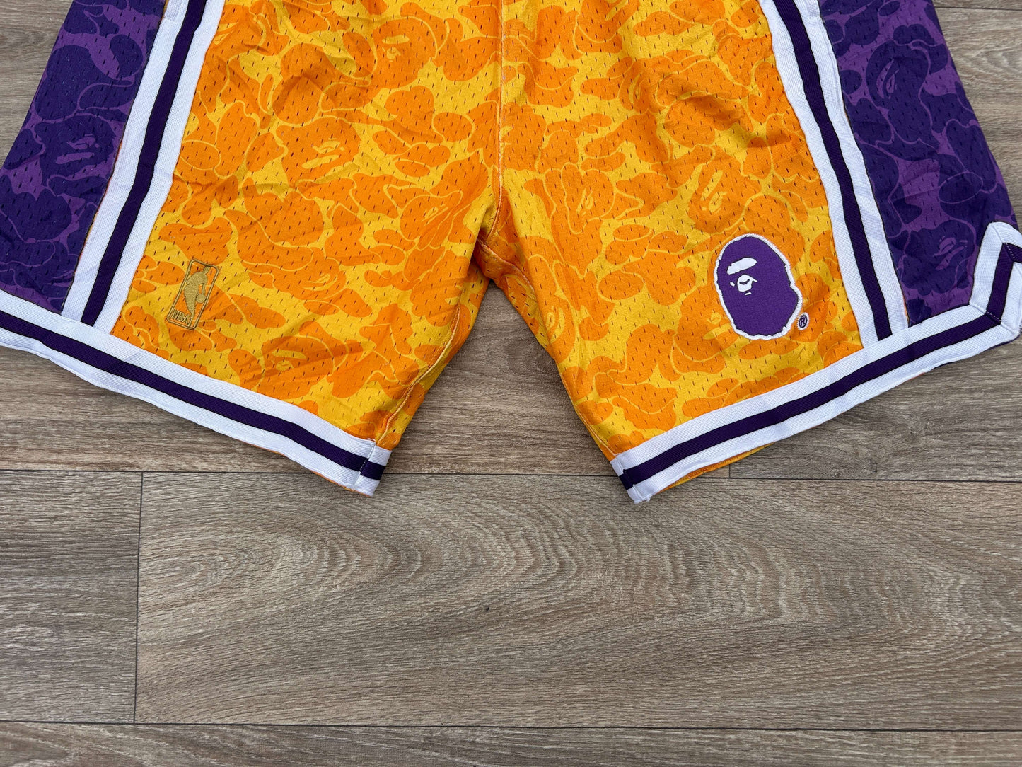 Bape x Mitchell & Ness basketball shorts