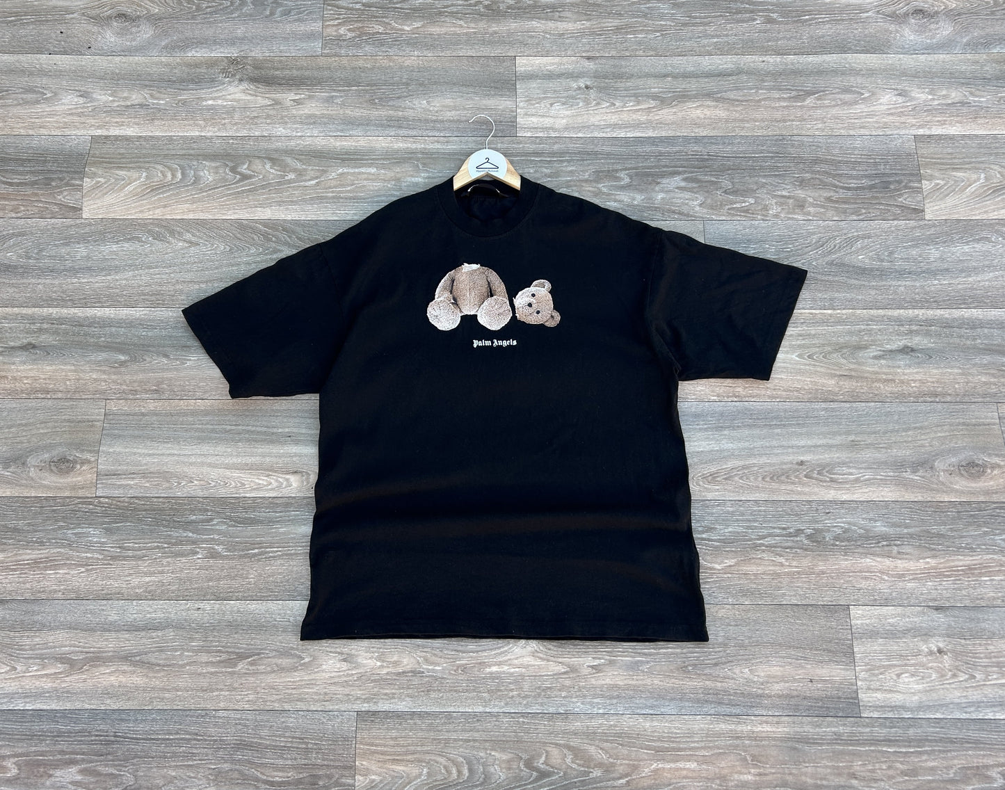 Palm Angels bear logo print tshirt