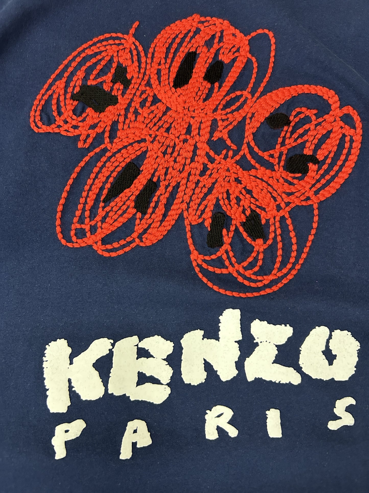 Kenzo flower logo print tshirt