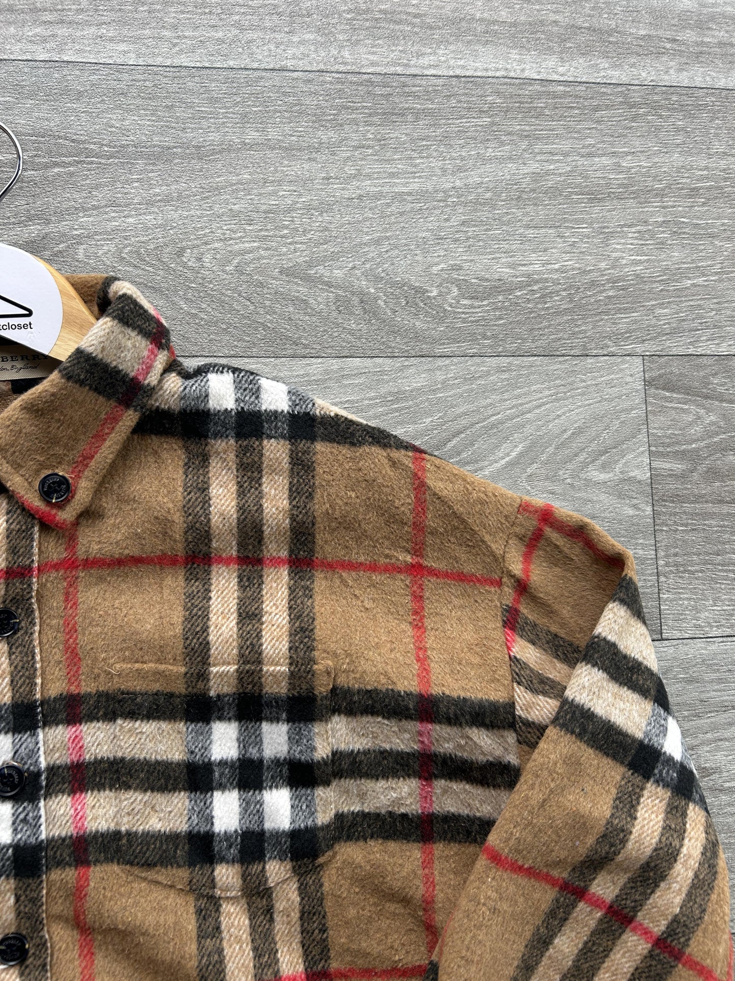 Vintage Burberry flannel shirt