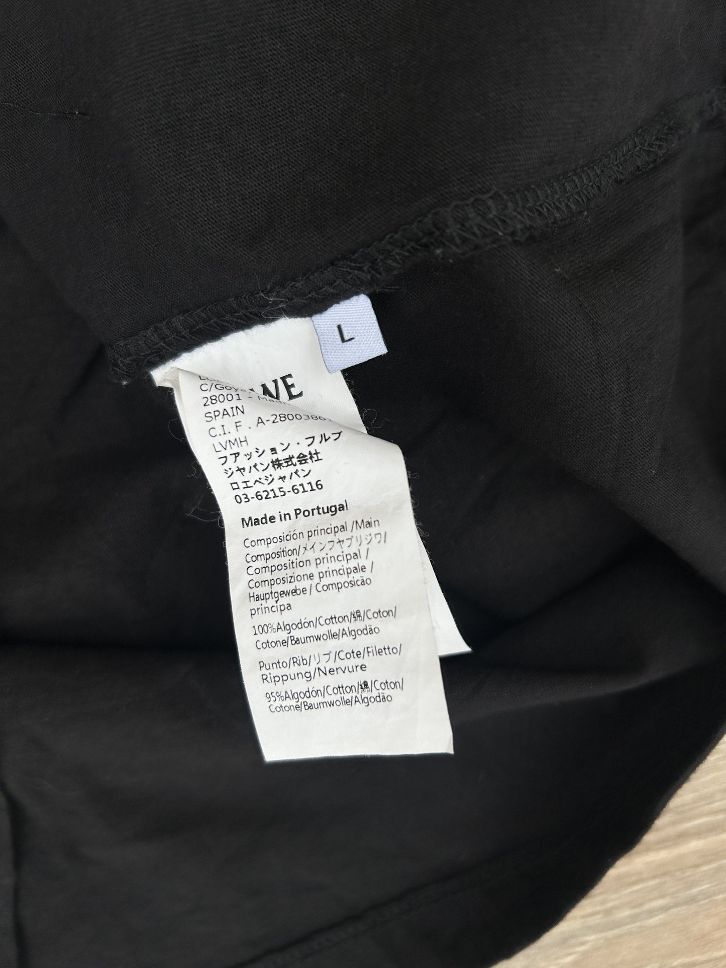 Loewe embroidered logo tshirt