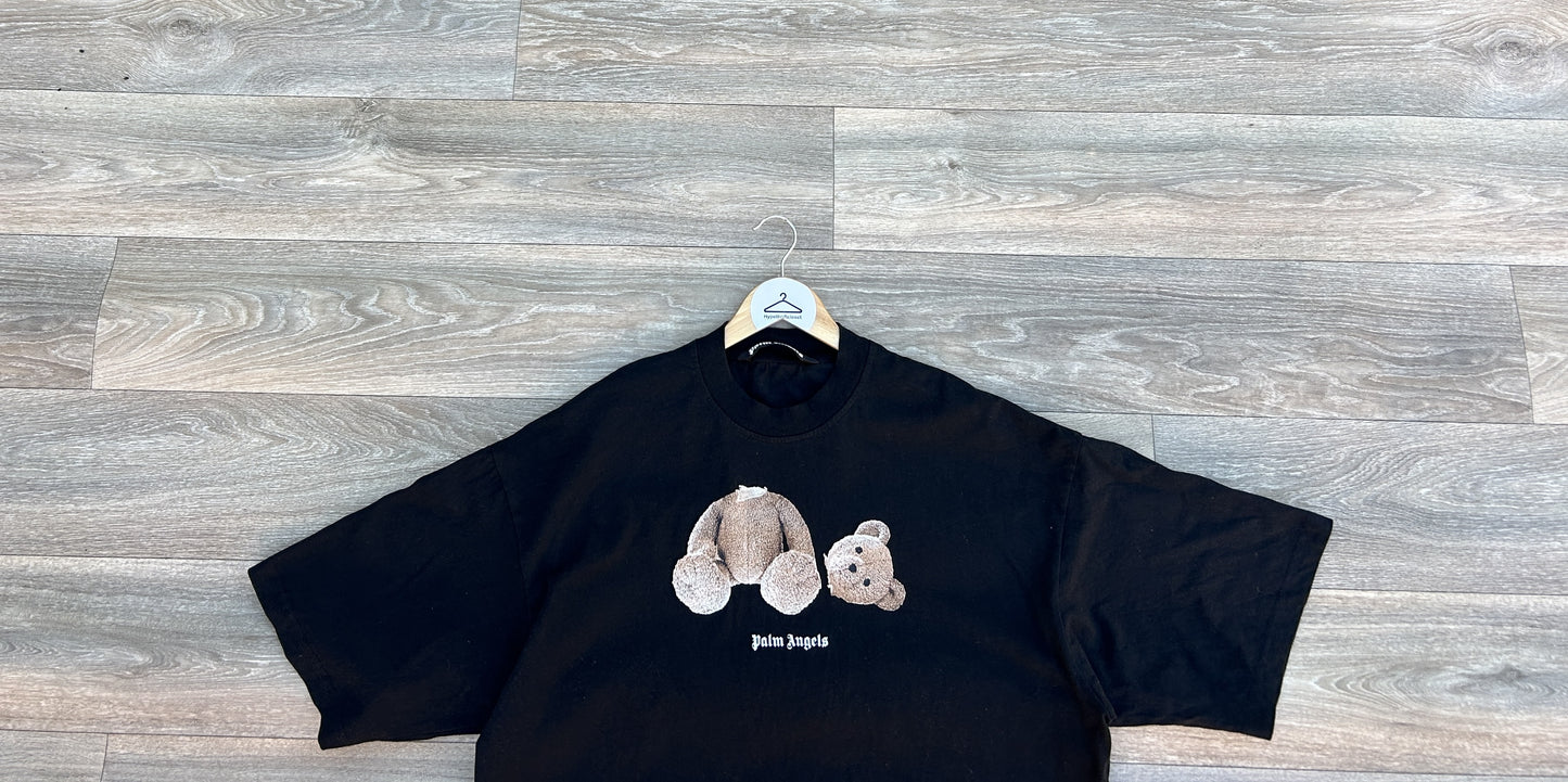 Palm Angels bear logo print tshirt