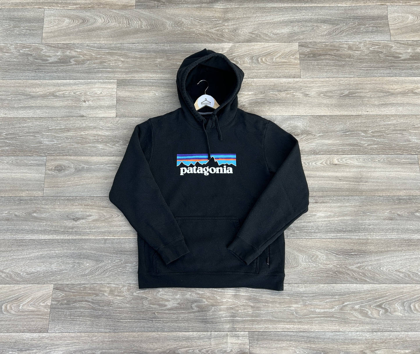 Patagonia logo print hoodie