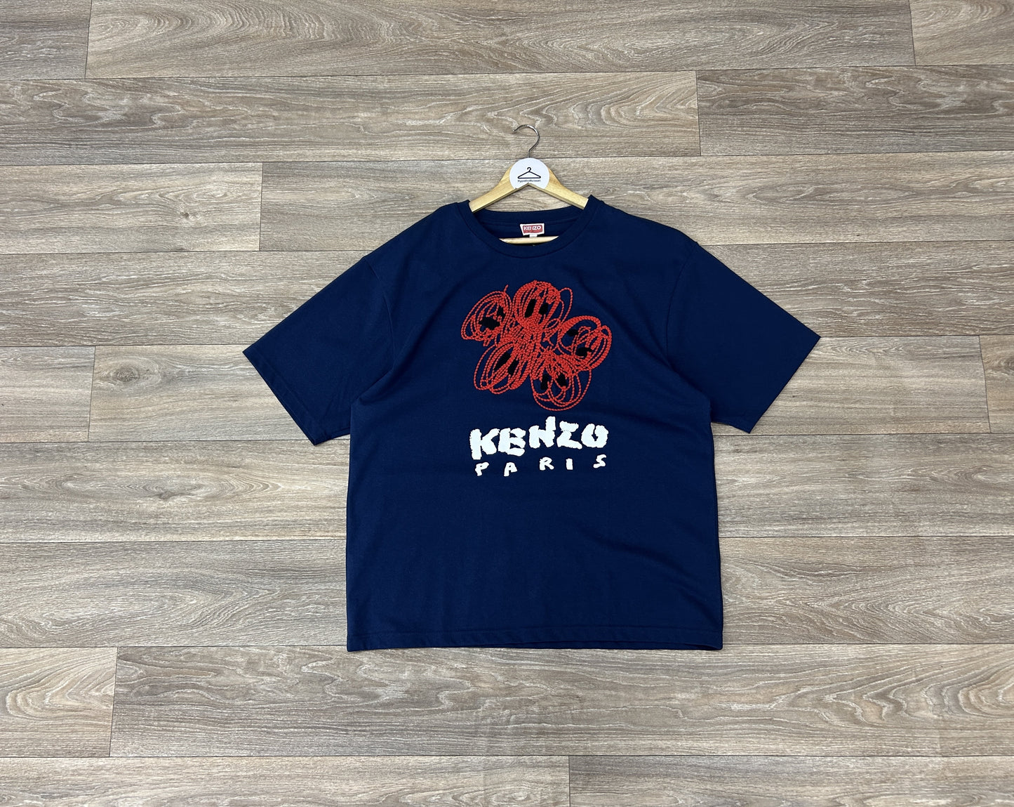 Kenzo flower logo print tshirt