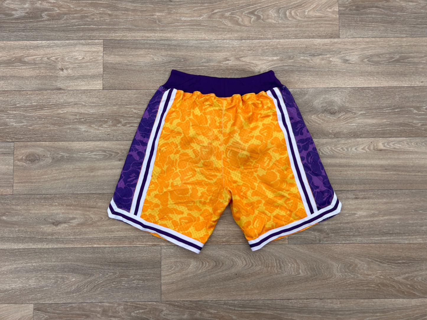 Bape x Mitchell & Ness basketball shorts