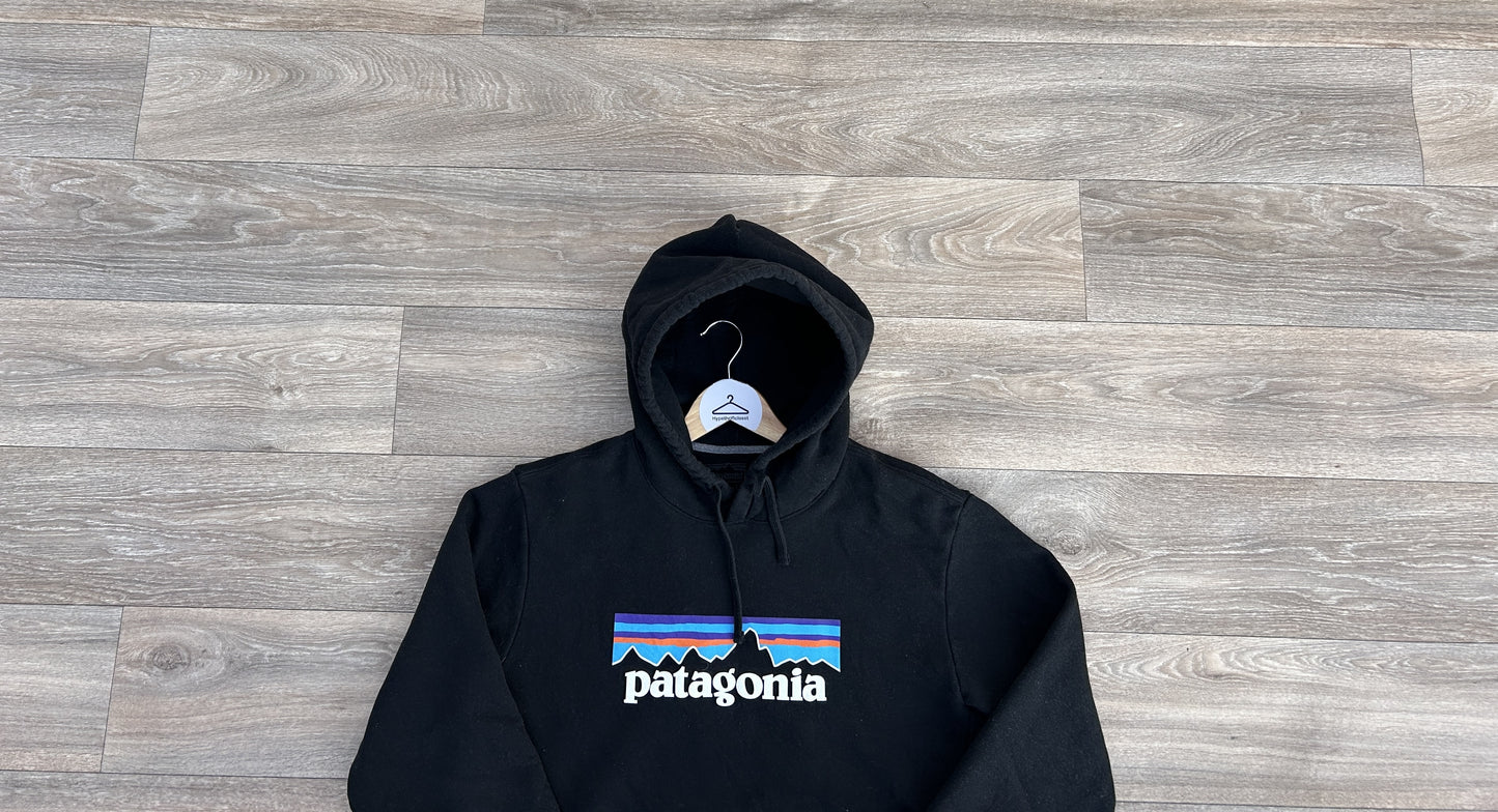 Patagonia logo print hoodie