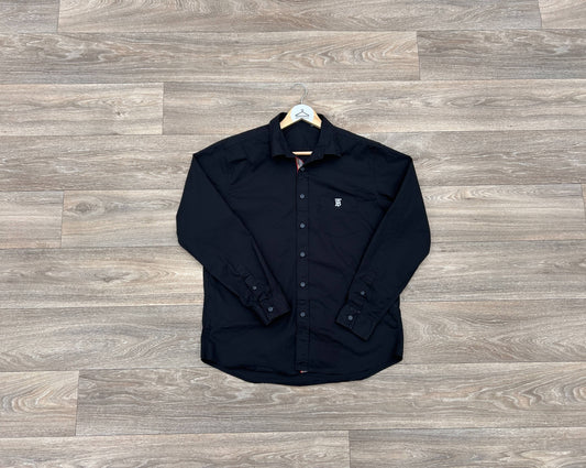 Balenciaga TB logo button shirt