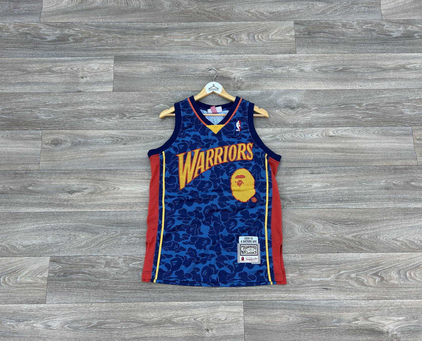 Bape x Mitchell & Ness Warriors Jersey