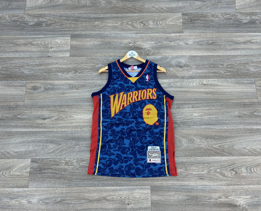 Bape x Mitchell & Ness Warriors Jersey