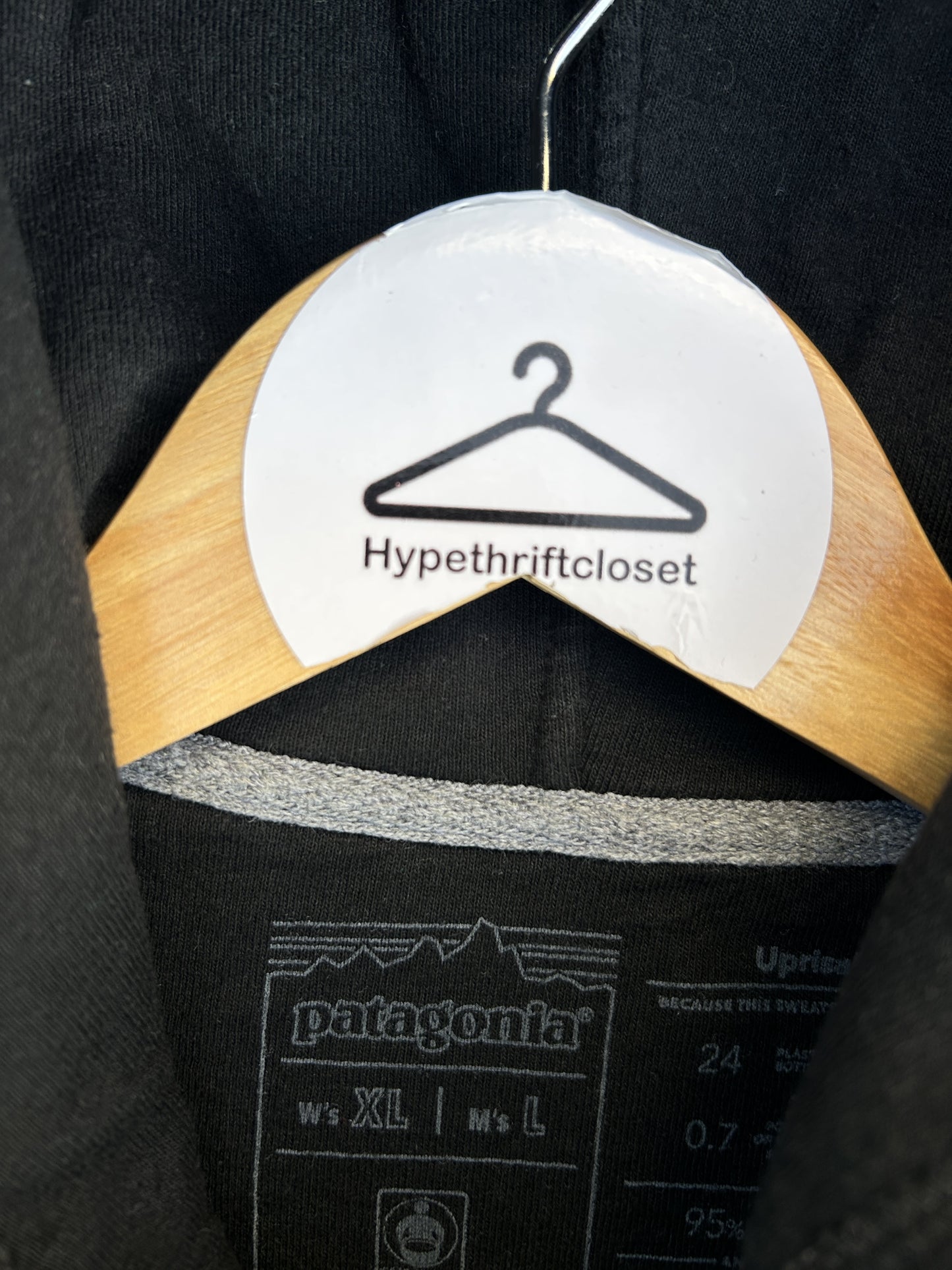 Patagonia logo print hoodie