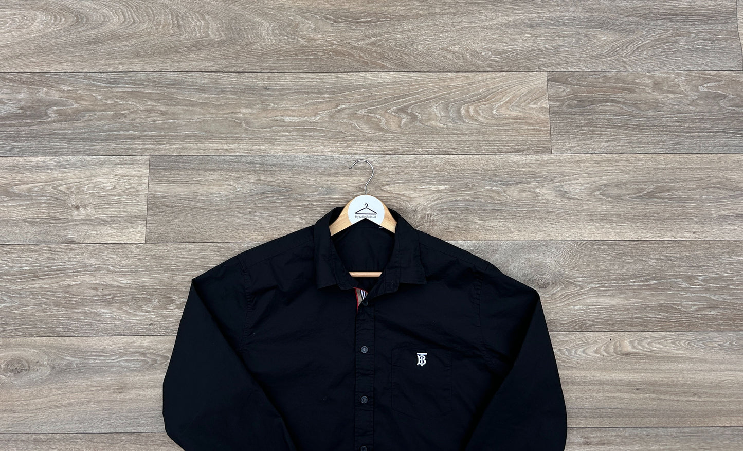 Balenciaga TB logo button shirt