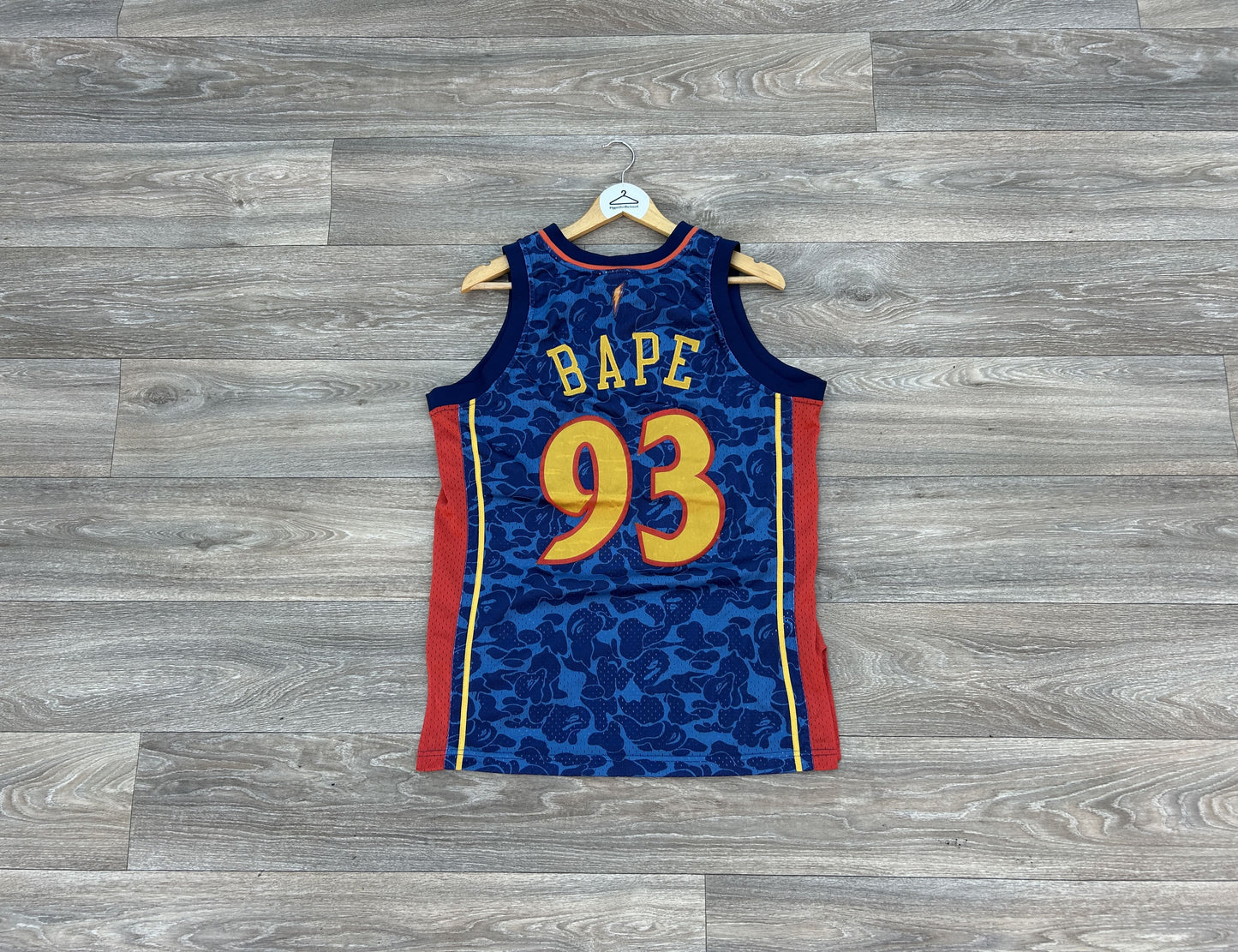 Bape x Mitchell & Ness Warriors Jersey