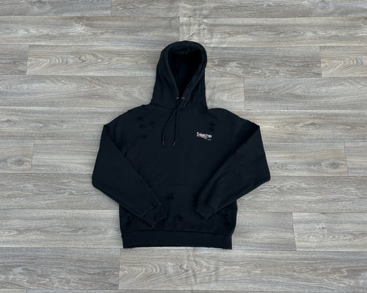 Balenciaga campaign distressed hoodie