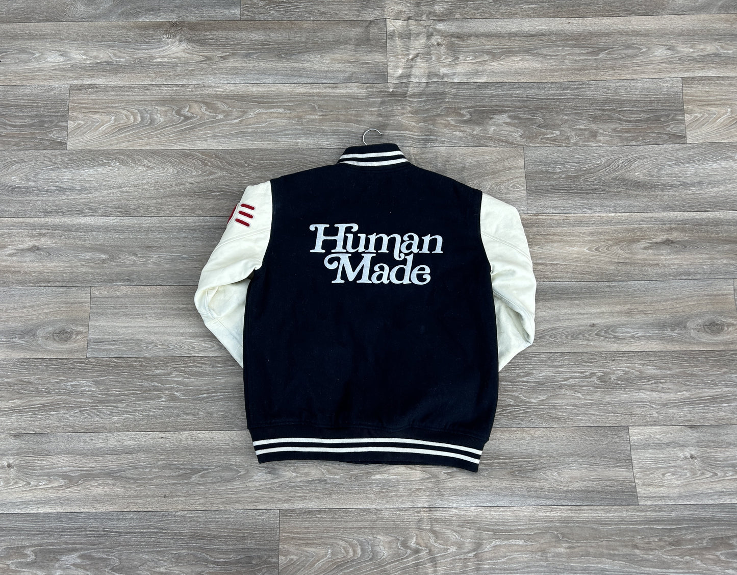 Human Made Girls Don't Cry varsity jacket