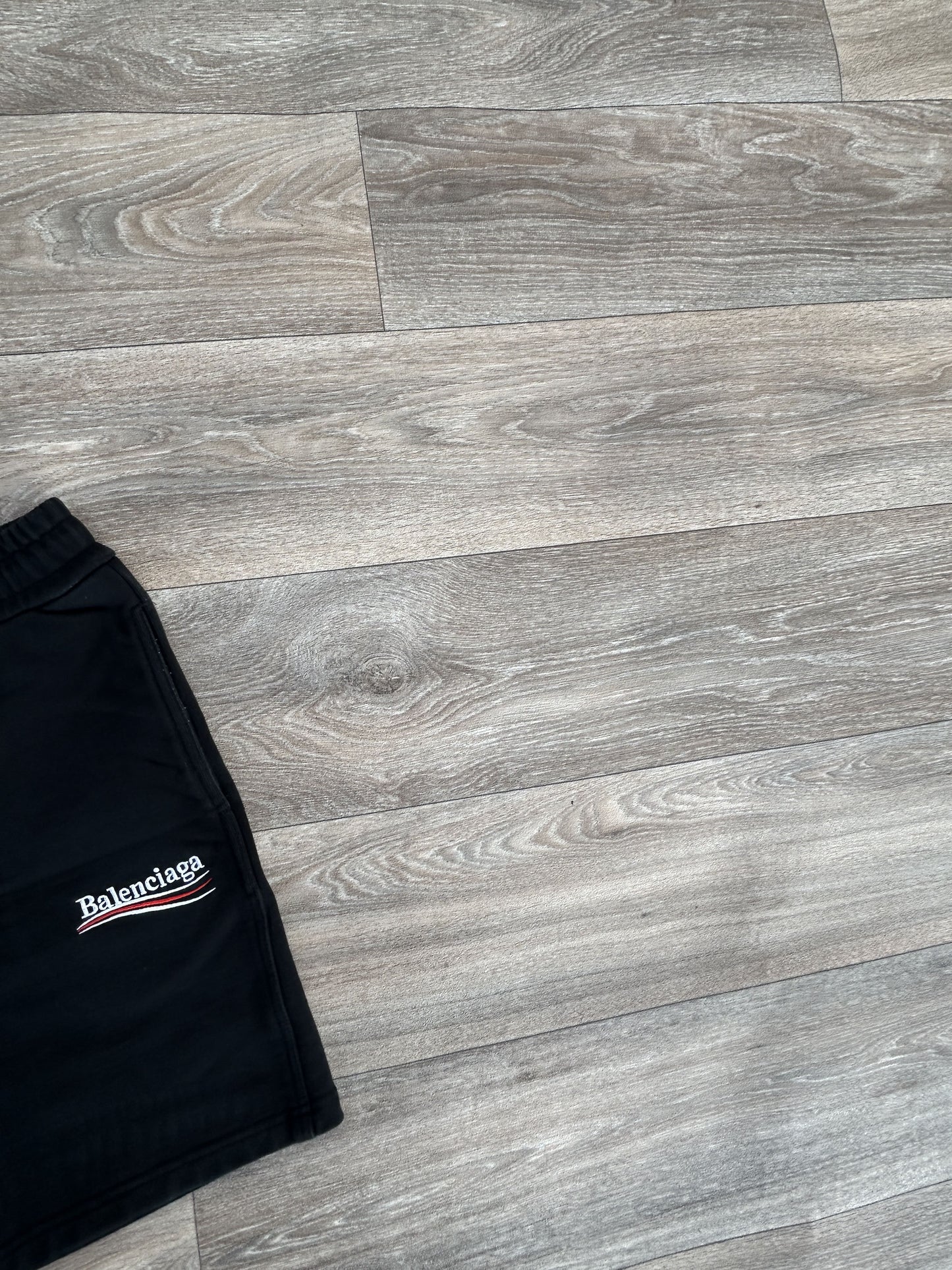 Balenciaga logo shorts