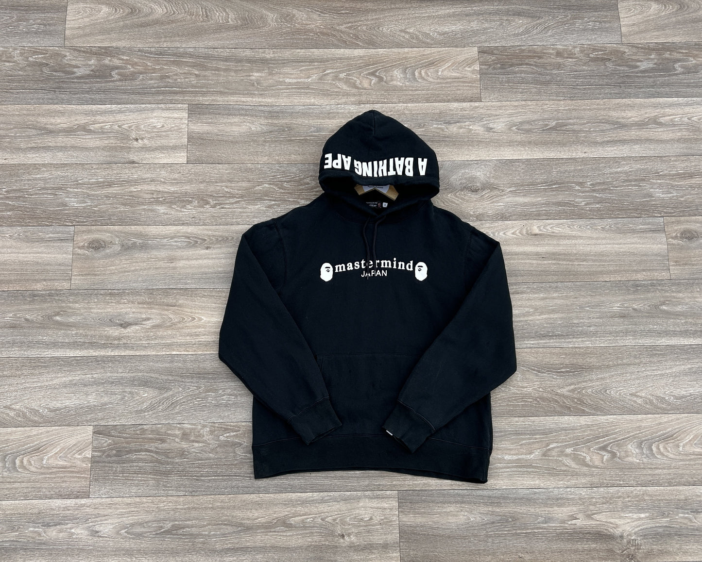 Bape x Mastermind logo print hoodie