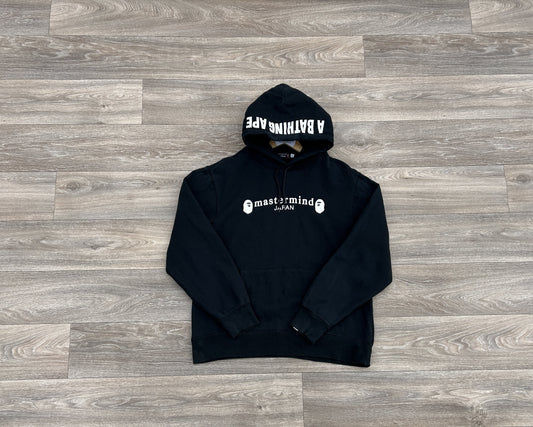 Bape x Mastermind logo print hoodie