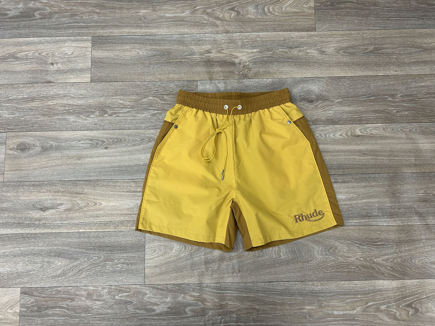 Rhude logo shorts