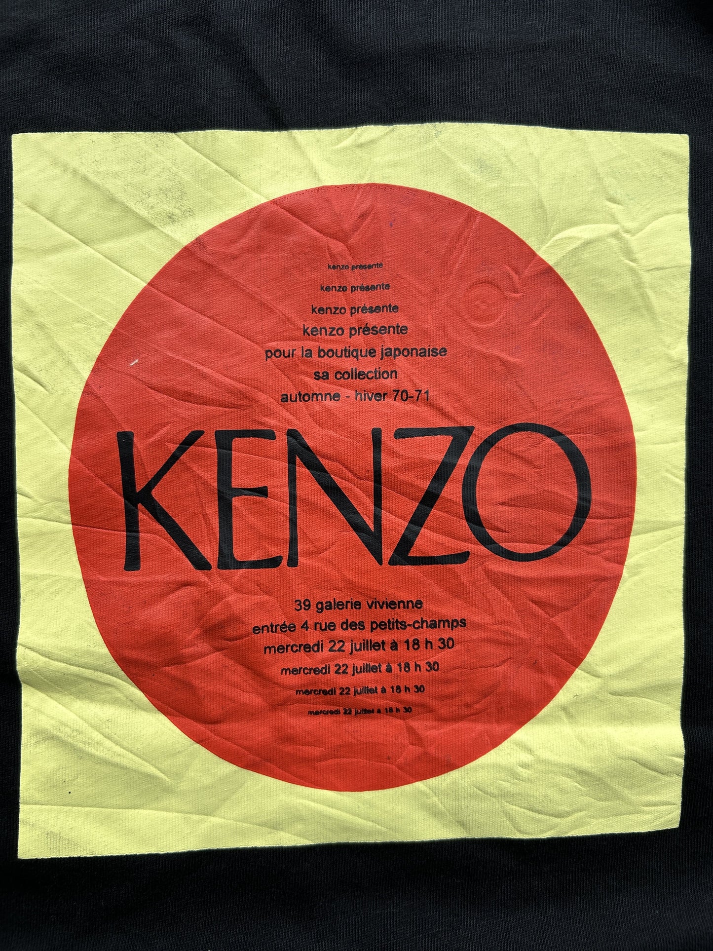 Kenzo Paris logo print tshirt