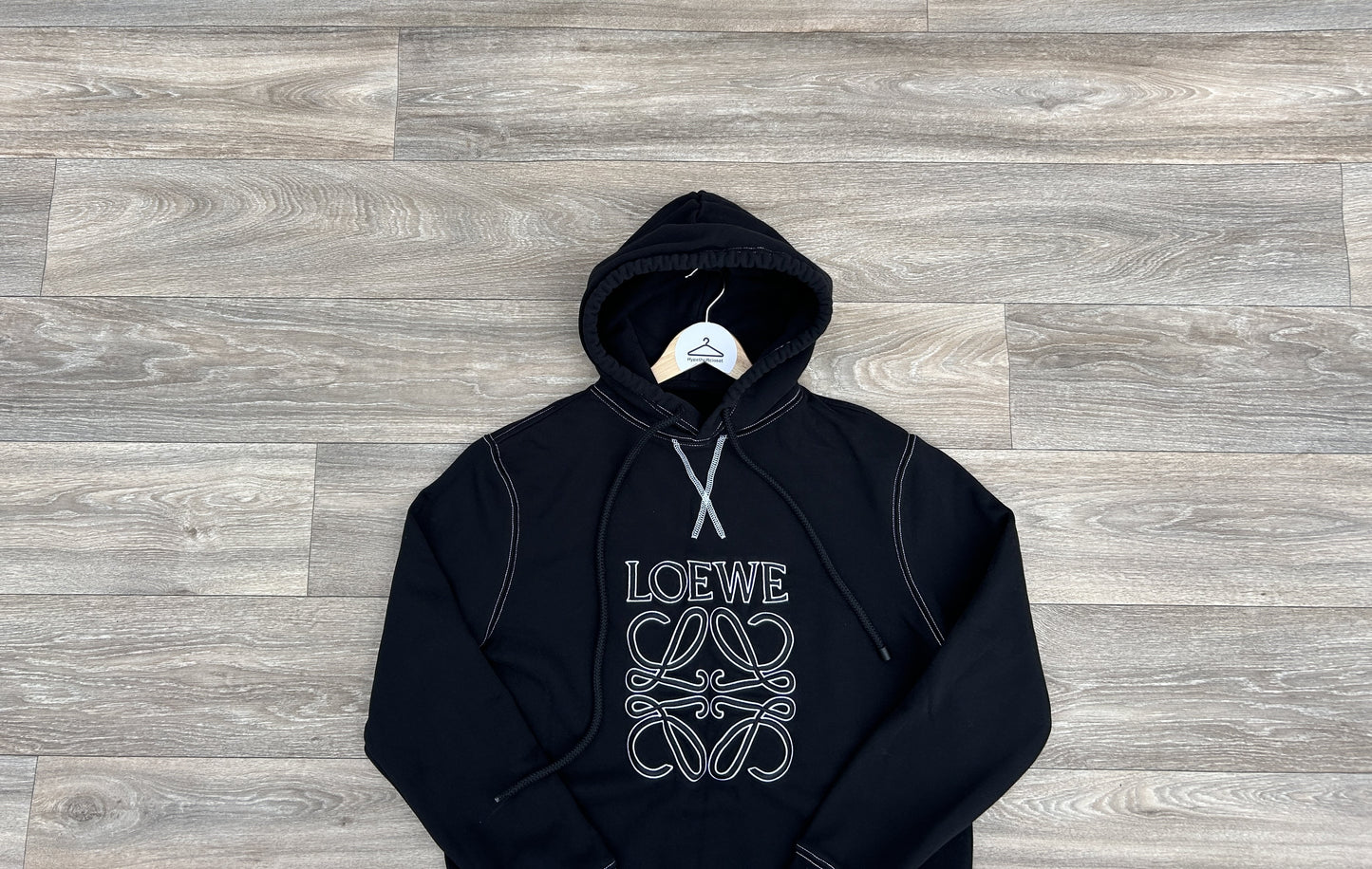 Loewe embroidered logo hoodie
