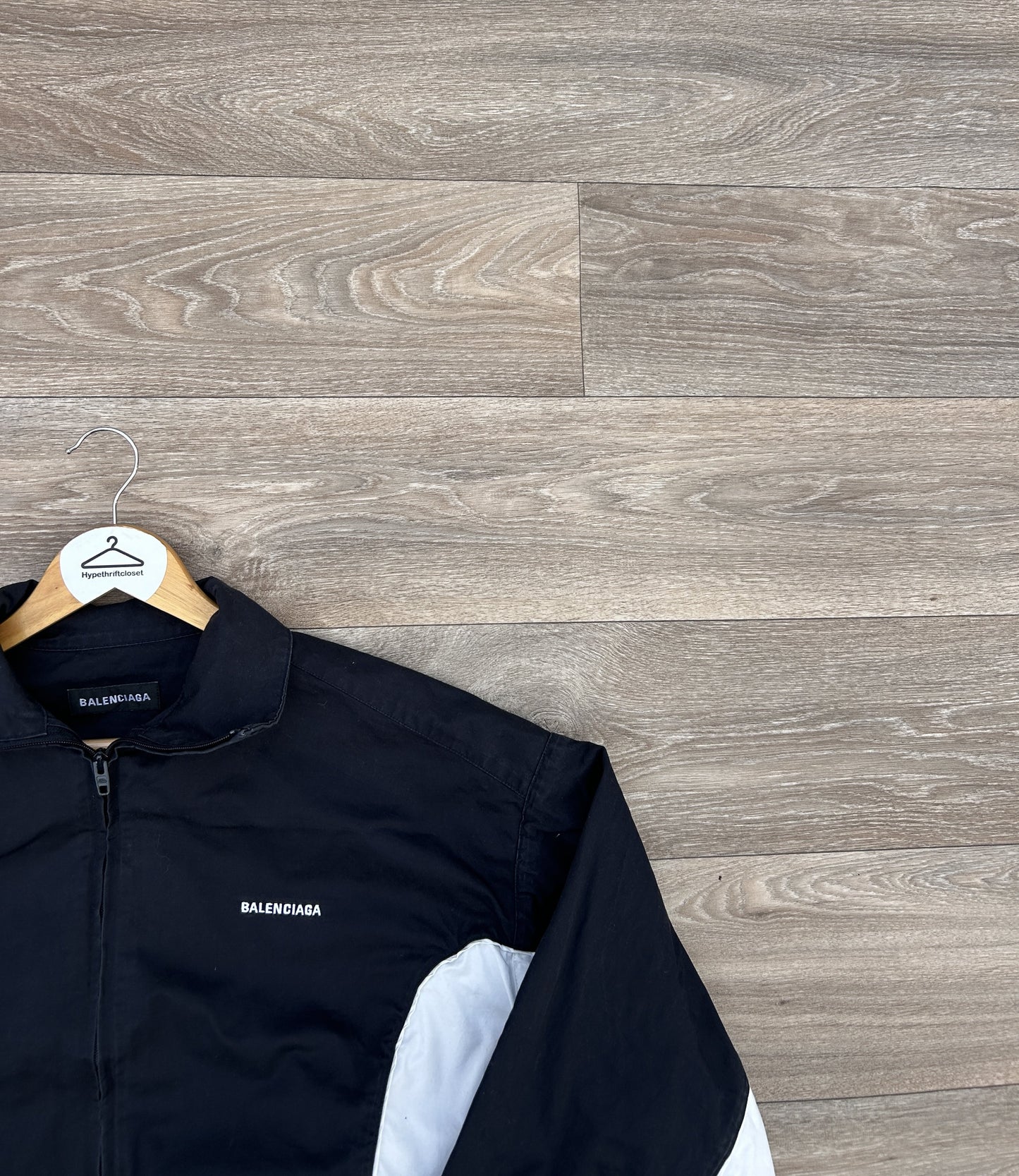 Balenciaga embroidered logo jacket