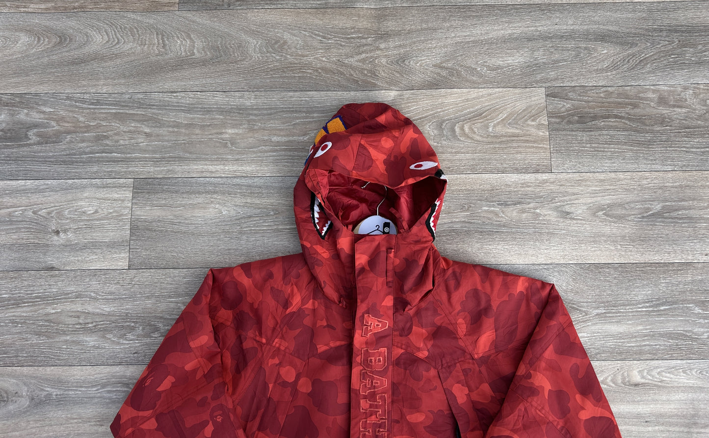 Bape shark camo logo jacket