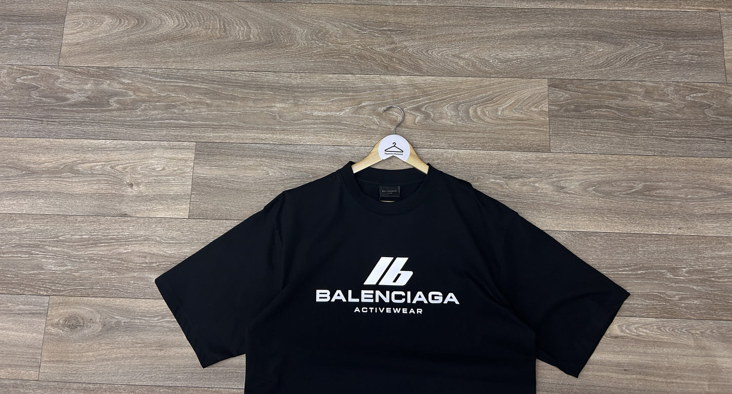 Balenciaga active reflective logo tshirt