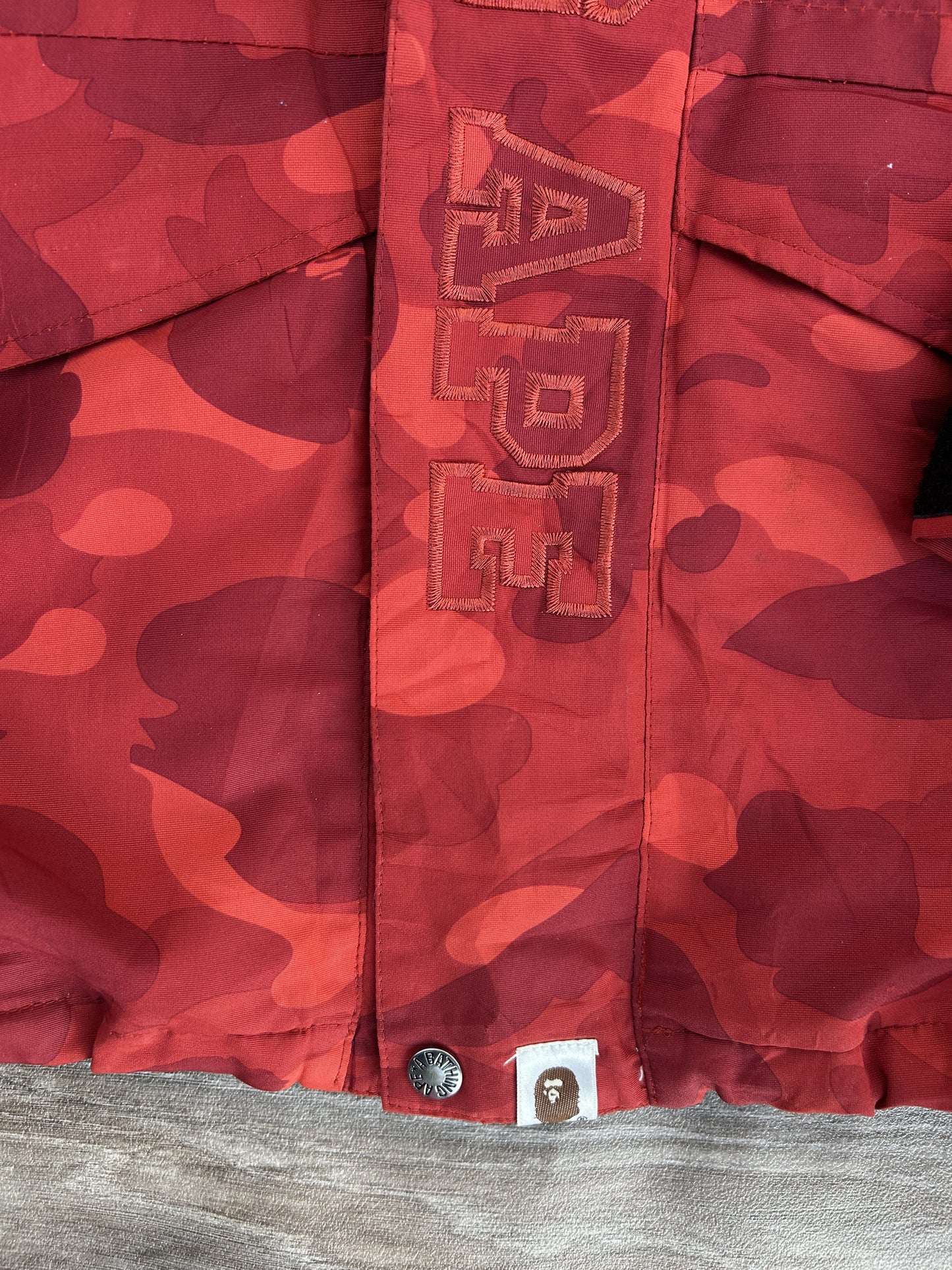 Bape shark camo logo jacket