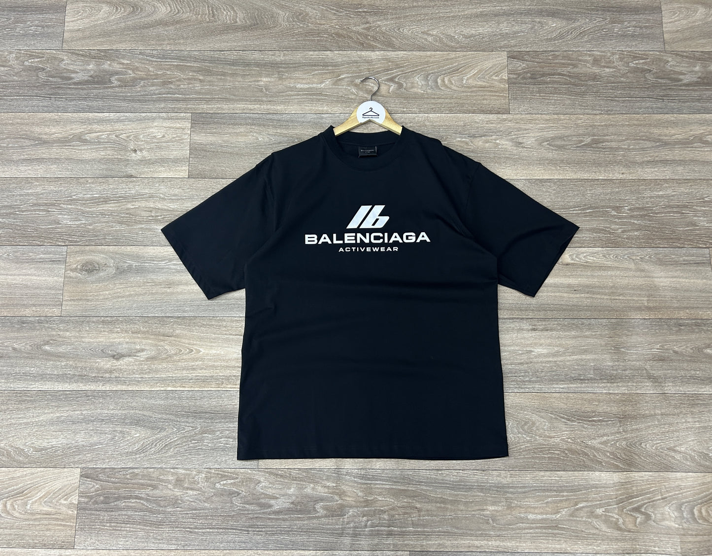 Balenciaga active reflective logo tshirt