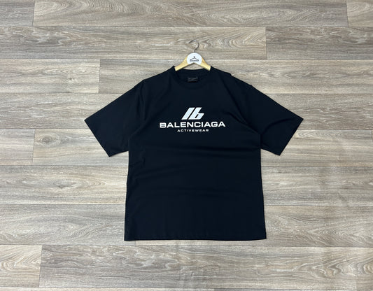 Balenciaga active reflective logo tshirt