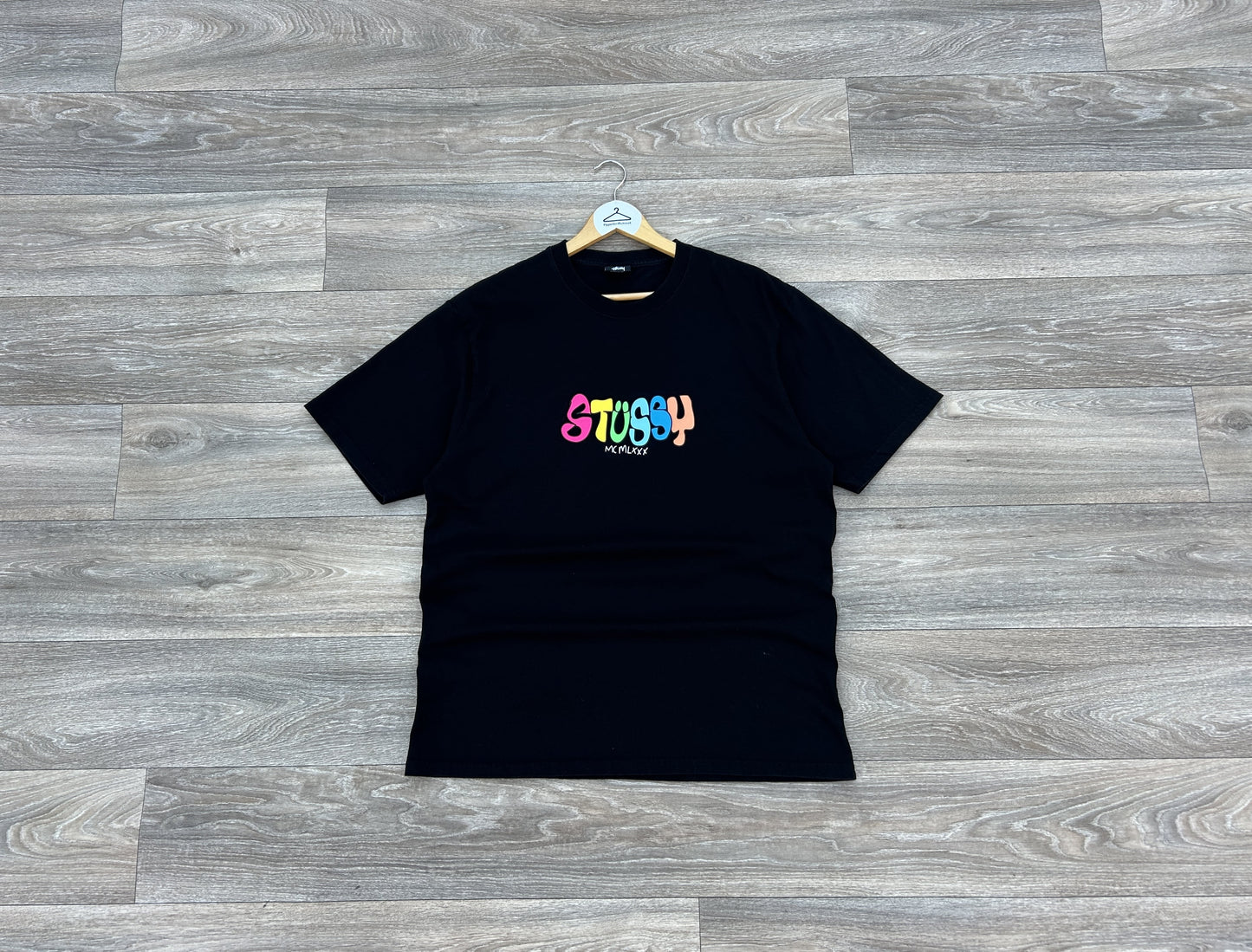 Stussy logo print tshirt