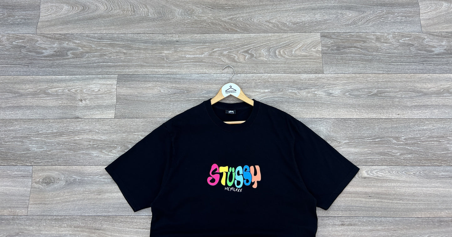 Stussy logo print tshirt
