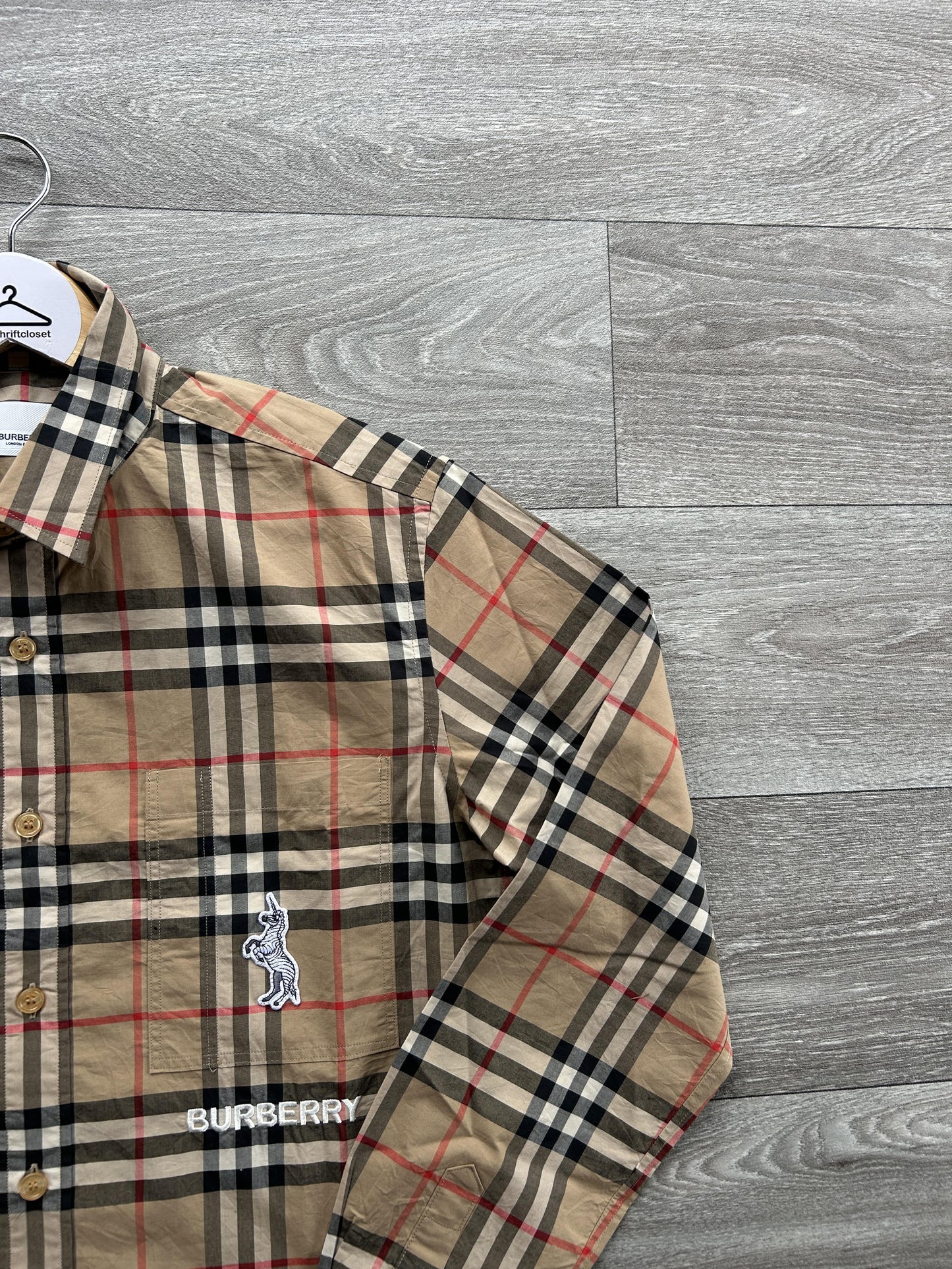 Vintage Burberry checkered shirt