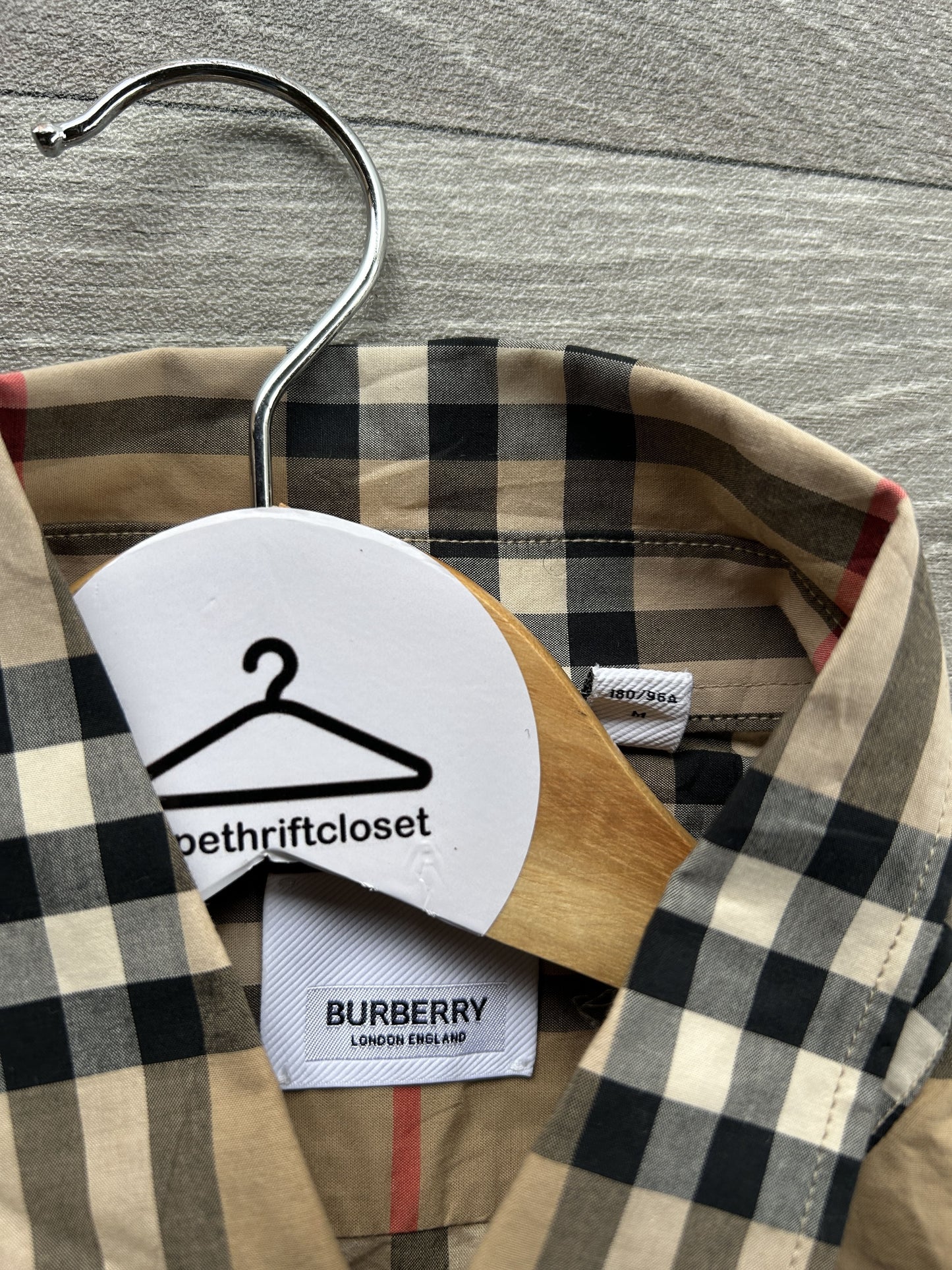 Vintage Burberry checkered shirt